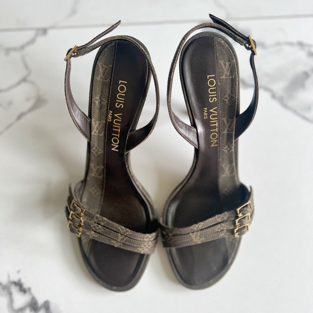 Vintage Louis Vuitton Monogram Sandals